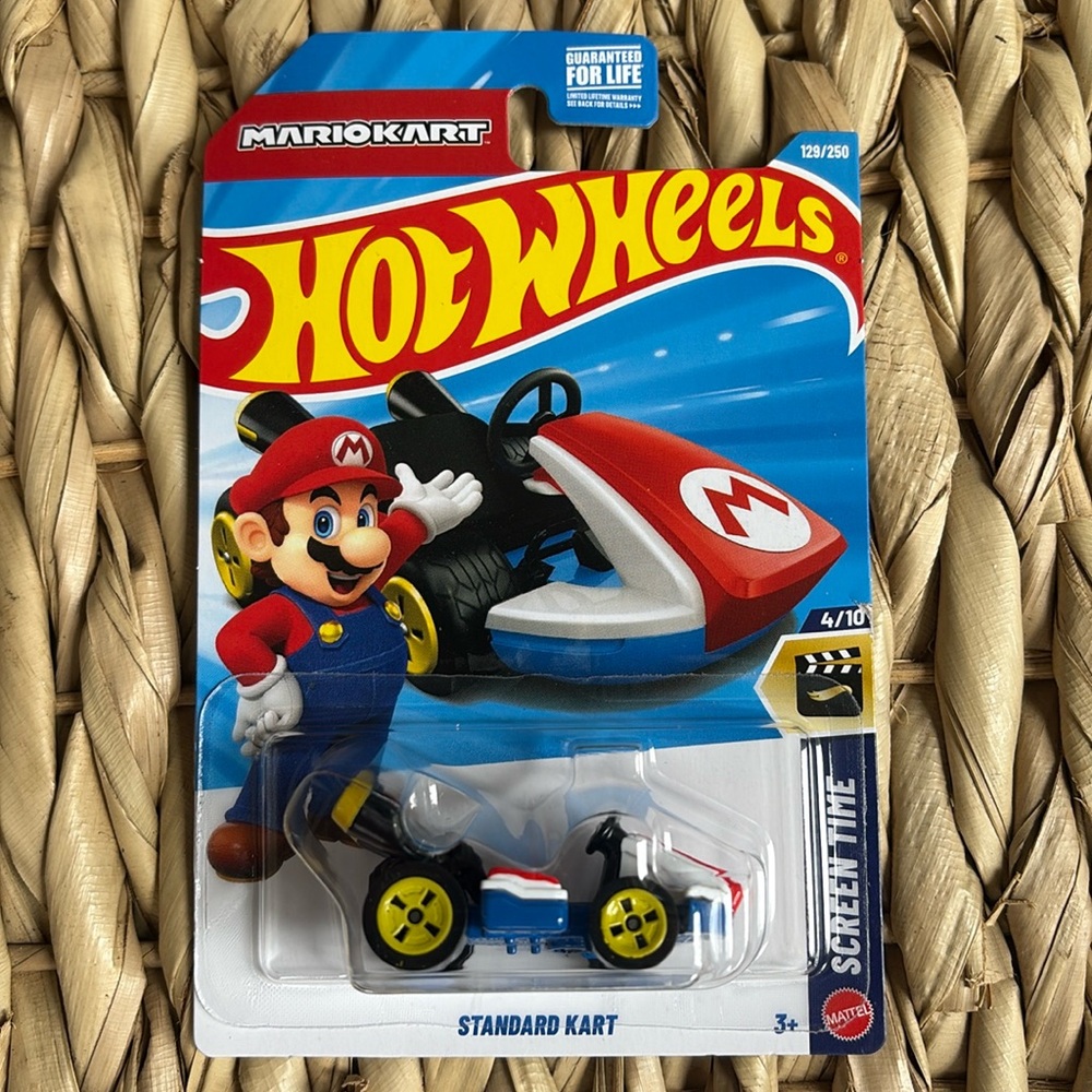 Hot Wheels MarioKart Standard Kart Hotwheels Video Game Car Super Mario New 2026